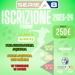 ISCRIZIONE STANDARD 2023-24